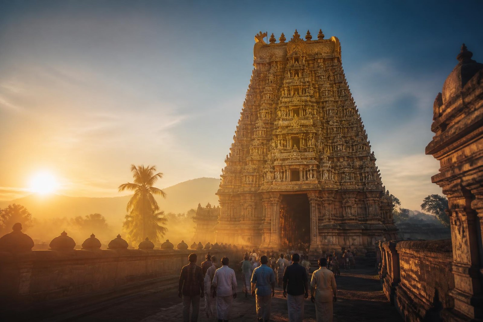 Temple Towers at Sunrise